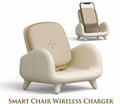 URBIXA Mini Sofa Chair Wireless Charger – Relax & Recharge Stand