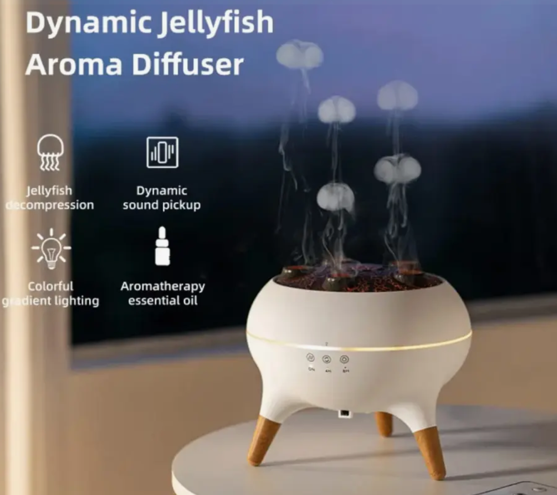 {{♡♤◇≈≈≈Dynamic  JellyFish  Aroma  Diffuser  Humidifier≈≈≈◇♤♡}}